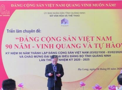  Khai mạc triển lãm ảnh chuyên đề: “Đảng Cộng sản Việt Nam: 90 năm – Vinh quang và tự hào