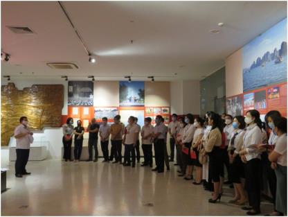Bảo tàng Quảng Ninh tổ chức sinh hoạt chính trị tư tưởng kỷ niệm 60 năm ngày Bác Hồ ra thăm quân và Nhân dân đảo Cô Tô (09/5/1961-09/5/2021)