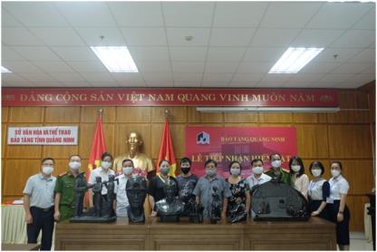 Bảo tàng Quảng Ninh tiếp nhận hiện vật